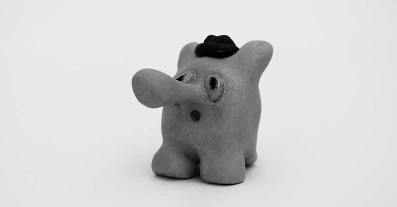 A clay artwork by Fine Art student Katarina Jimack
