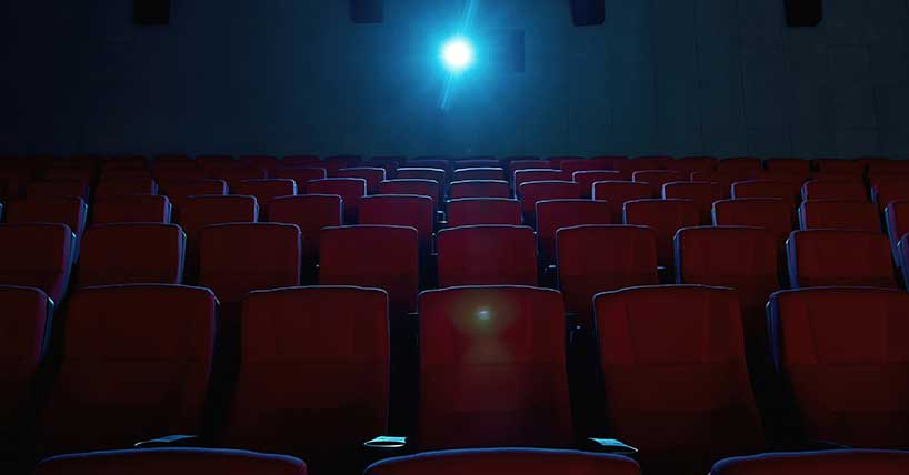 cinema seats and projector