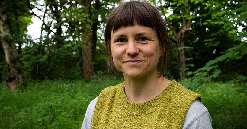 A portrait of artist Emily Cropton
